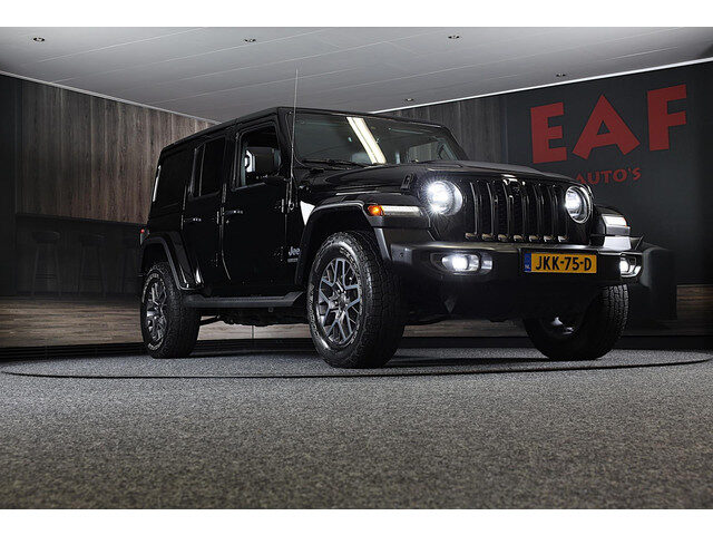 Jeep Wrangler UNLIMITED 4xe 380 80th Anniversary / Acc / 360 Camera / Leder / Navi / Dode Hoek / Tre