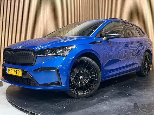 Škoda Enyaq iV 60 Sportline|SOH 89%|AFN.TREKHAAK|KUIPSTOEL|CARPLAY/ANDROID|CAMERA|ACC|STOEL+STUURVER