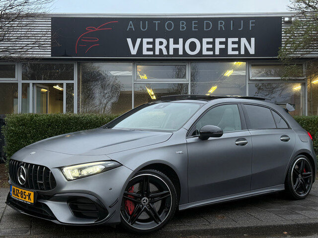 Mercedes-Benz A-Klasse AMG 45S 4MATIC+ - AERO PAKKET - PANORAMADAK - KUIPSTOELEN - SFEER VERLICHTING
