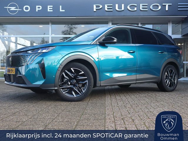 Peugeot 5008 SUV Allure Hybrid 145pk e-DCS6 Automaat, Rijklaarprijs, Navigatie 360° Camera Adaptieve