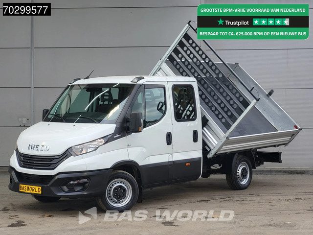 Iveco Daily 35S16 3-zijdige Automaat Kipper 3,5t Trekhaak 160PK Airco Euro6 Dreiseitenkipper Tipper