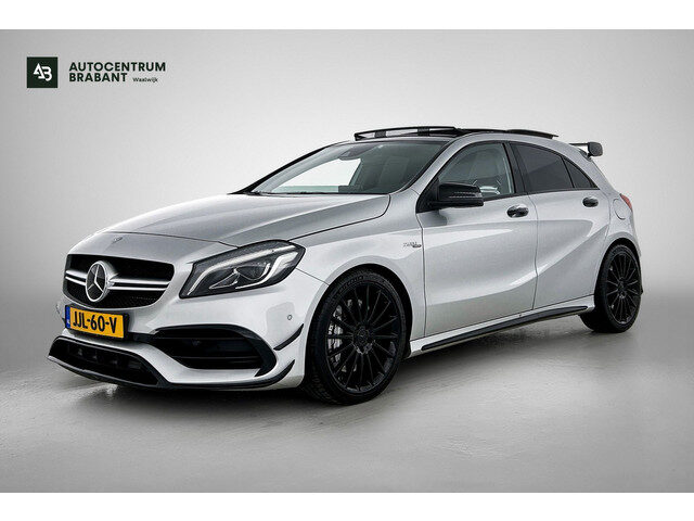 Mercedes-Benz A-Klasse AMG 45 4MATIC FACE-LIFT(Dealer OnderH, Panoramadak, Schaalstoelen, StoelV, Cl