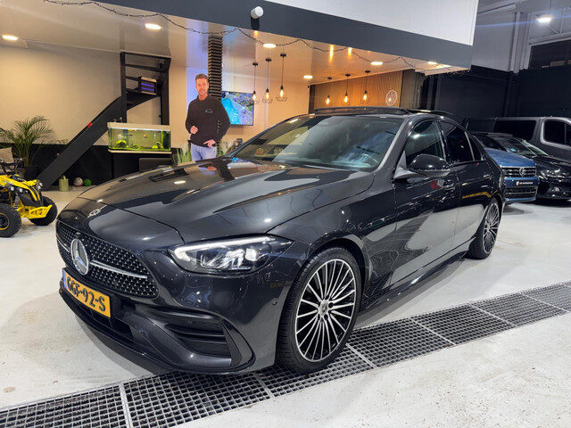 Mercedes-Benz C-Klasse 180 AMG Line|Pano|Sfeer|Camera|Burmester|FULL