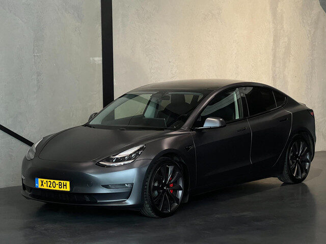 Tesla Model 3 Performance AWD 75 kWh, Premium audio, Carbon , 20" Performance wielen, Autopilot, enz
