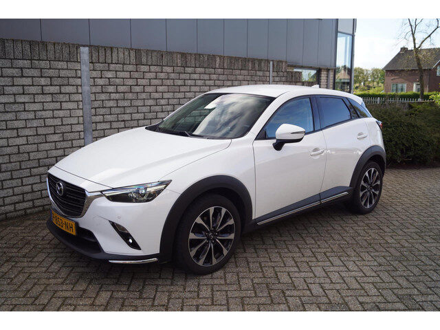 Mazda CX-3 2.0 SkyActiv-G 150 SkyLease GT 4WD Autom Navi Camera Head-Up Leder Sportst Stoelverw Clim