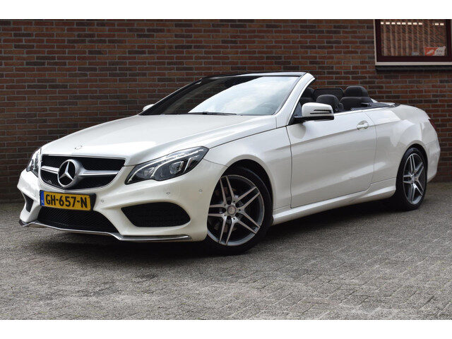 Mercedes-Benz E-Klasse Cabrio 200 '15 LED NL Auto Leder Clima Navi Cruise NAP Inruil mogelijk