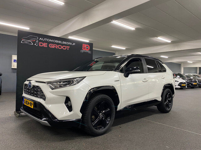 Toyota RAV4 2.5 Hybrid Bi-Tone/ Automaat/ Achteruitrijcamera/ Pano/ Trekhaak/ Apple carplay/Lederen