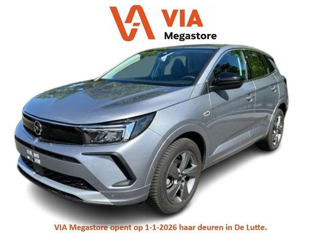Opel Grandland 1.2 Turbo Elegance App Connect | Halfleer | LED | Stoelverwarming + stuur | Lichtmeta