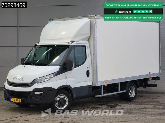 Iveco Daily 35C16 Laadklep Dubbellucht Bakwagen 160PK Airco Cruise Euro6 Meubelbak Koffer Airco Crui