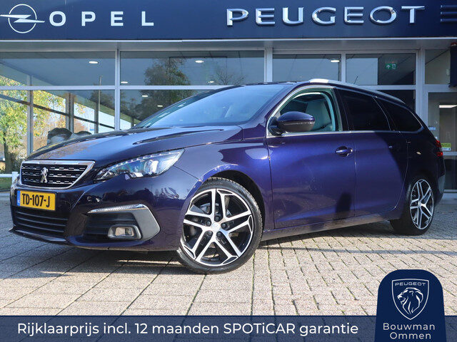 Peugeot 308 SW Allure PureTech 130PK EAT8 automaat, Rijklaarprijs, Navigatie Lederen bekleding Trekh