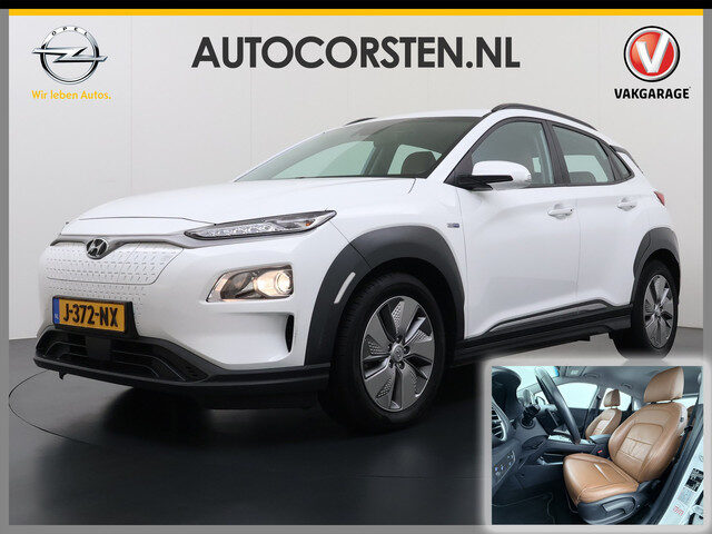 Hyundai Kona EV 64kWh Leer Warmtepomp Camera Adap. Cruise + stop&go Apple Carplay Android Comfort Ec