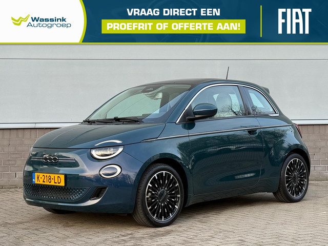 Fiat 500e 42 kWh La Prima I SOH 93% I Panoramadak I U Connect Navigatie I Apple Carplay I BTW auto