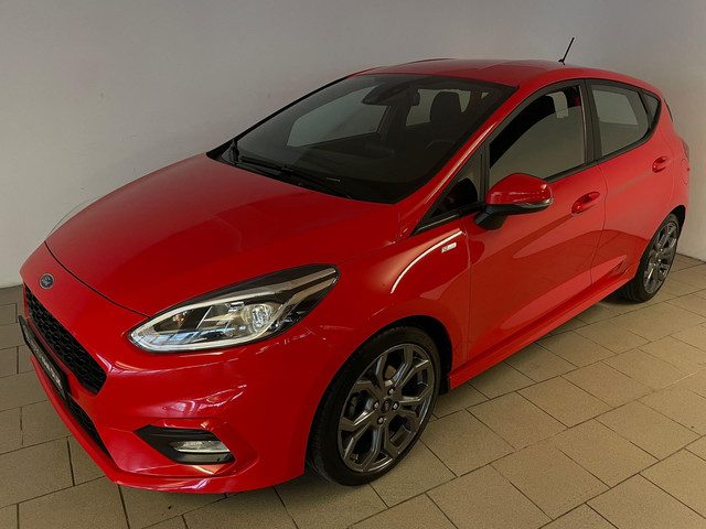 Ford Fiesta 1.0 EcoBoost ST-Line AIRCO CLIMA NAVI ELEK RAMEN CENT VERG VELGEN PRIVACYGLAS NIEUWSTAAT