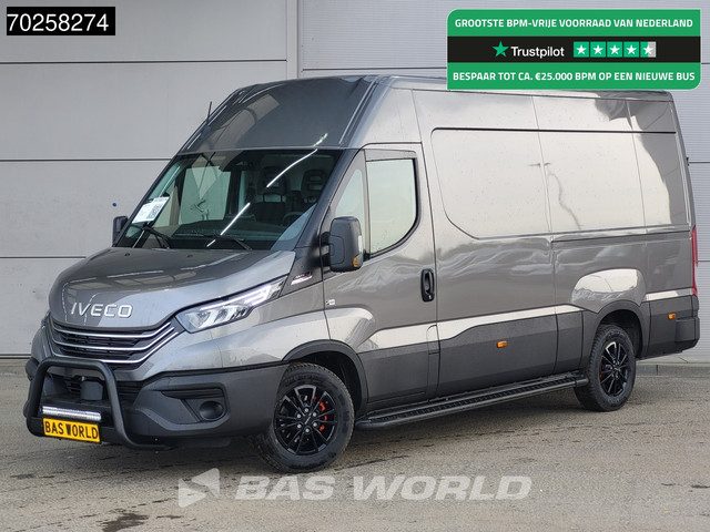 Iveco Daily 35S21 BPM VRIJ! 3.0L Black Edition Automaat 210PK L2H2 2025-Model 3,5t Trekvermogen ACC