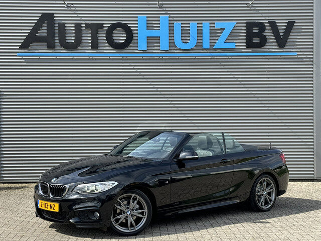 BMW 2 Serie Cabrio 218i High Executive M Sport 18 inch Xenon Lederen interieur PDC Navigatie Stuurve