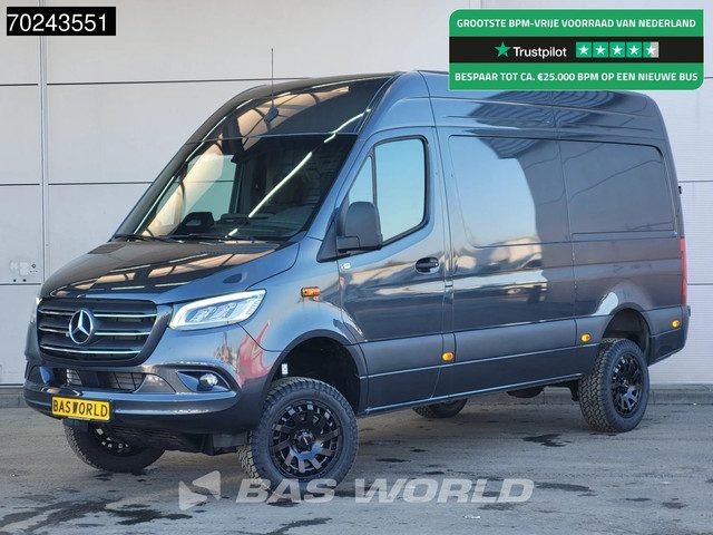 Mercedes-Benz Sprinter 319 CDI BPM VRIJ! Automaat 4x4 ACC Navi Camera L2H2 Allrad 4WD Camper basis 1
