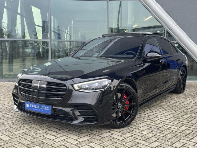 Mercedes-Benz S-Klasse 580 4MATIC Lang 8 Cilinder AMG Line 503pk Mee Sturende Achteras / 3D Bestuurd