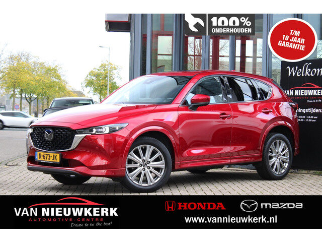 Mazda CX-5 2.0 SKYACTIV-G 165pk Automaat Signature | Schuifdak | Nappa Leder | Stoel & stuur verwarm