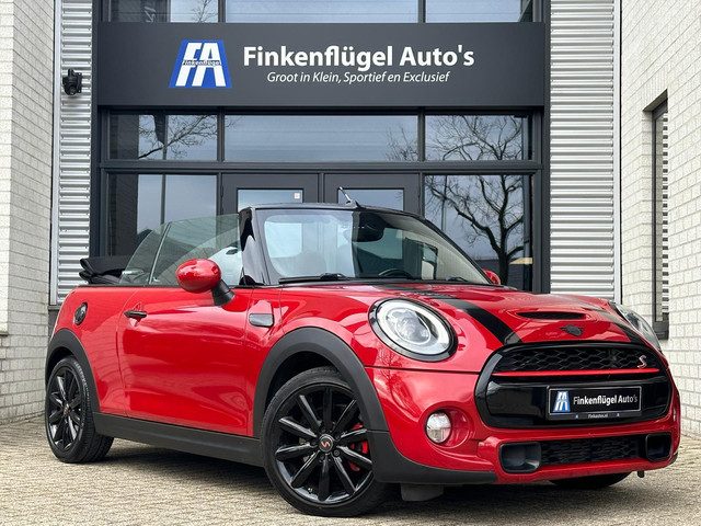 MINI Cooper S Cabrio 2.0 Chili F1 192 pk |Union Jack |Navi |Led |