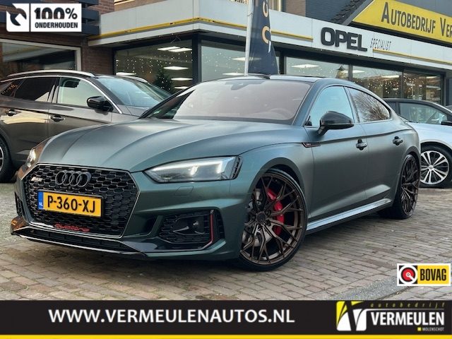 Audi A5 Sportback RS5 2.9TFSI 450PK Quattro Automaat + 21"/ Full-LED Matrix/ B&O Sound/ Camera/ Stoe