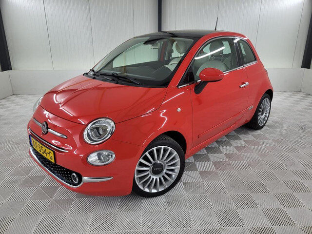 Fiat 500 0.9 TwinAir Turbo Collezione, Navigatie, Glazendak, Trekhaak, Pdc