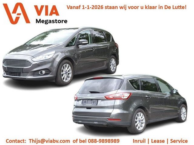 Ford S-Max 1.5 EcoBoost Titanium 7p Navi | Climate | El. Trekhaak | Xenon | Camera