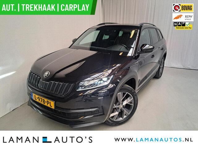 Škoda Kodiaq 1.5 TSI 150pk DSG Sportline Business Aut. | Virtual Leder/Alcantara CarPlay Canton 19"