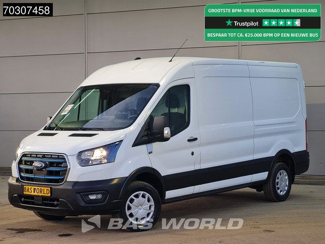 Ford E-Transit L3H2 L3 Elektrisch 68kWh 317km WLTP Navi Airco Cruise Parkeersensoren v+a SYNC4-Displ