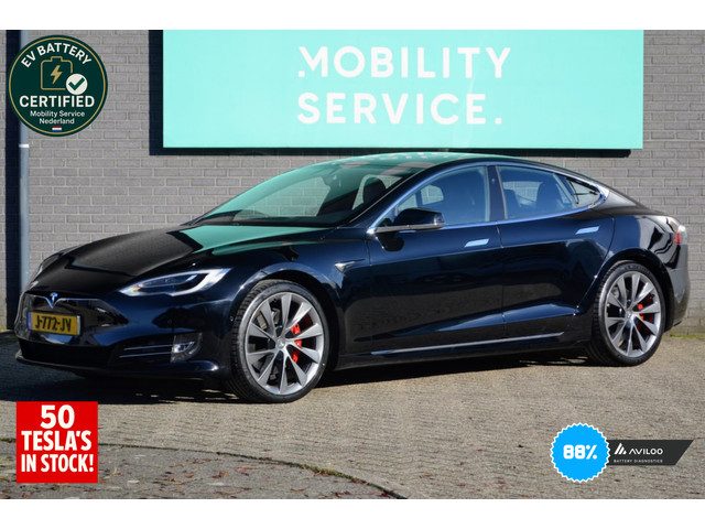 Tesla Model S Performance Ludicrous SOH88% 100 (612PK) Pano Cam Leder
