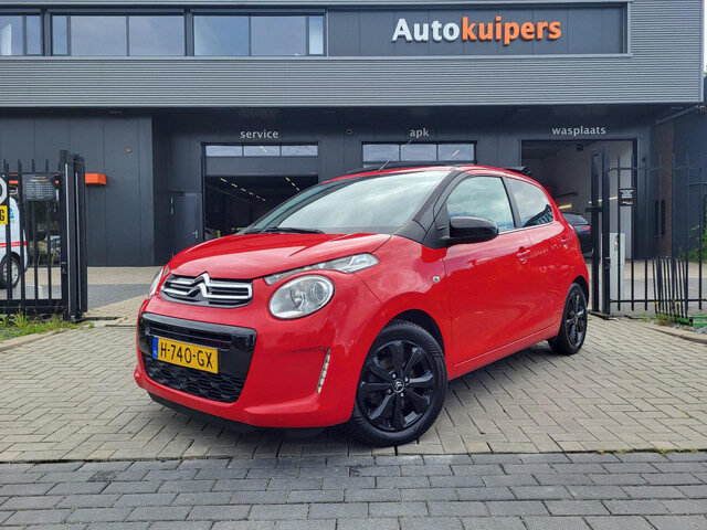 Citroën C1 1.0 VTi Airscape Shine | 1e EIGENAAR |Met o.a. lederen bekleding, stoelverwarming, camera