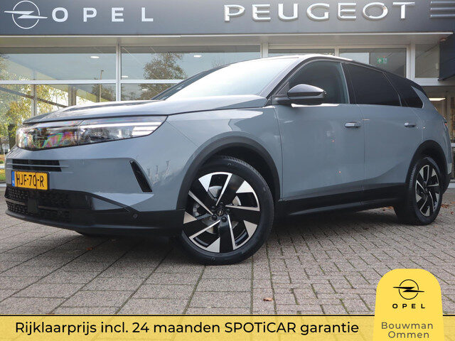 Opel Grandland GS 1.2 Turbo Hybrid 145PK eDCT 6-traps Automaat, Rijklaarprijs, Head Up Display Verwa