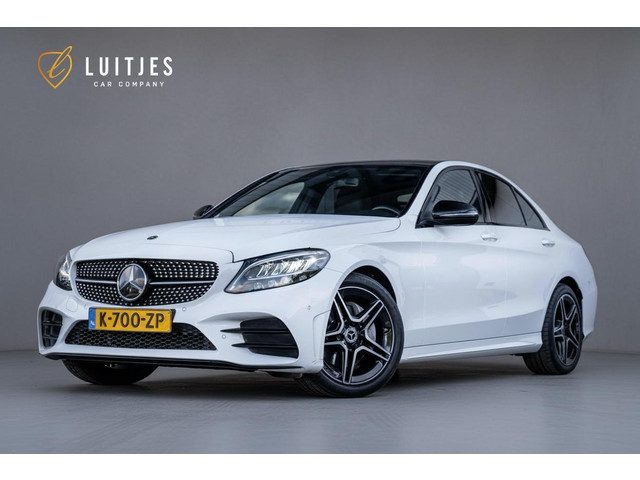 Mercedes-Benz C-Klasse 180 AMG Night-pakket I Pano-dak I NL-auto I Dealer-ond. I Carplay I Leder I T