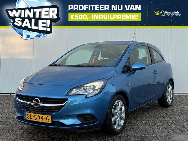Opel Corsa 1.4 90pk 3d Online Edition | WINTERSALE | Cruise Control | Sensoren | City Steering | Nav