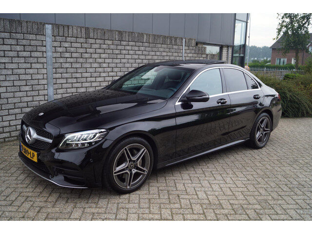 Mercedes-Benz C-Klasse 180 Business Solution AMG Autom Panodak Leder/Alcantara Sportst Stoelverw Nav