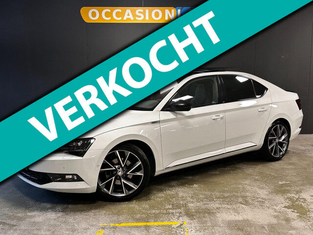 Škoda Superb 1.8 TSI Sportline Business|PANO|CANTON|LED|MEMORY|KEYLESS|DODEHOEK|CARPLAY|DAB|