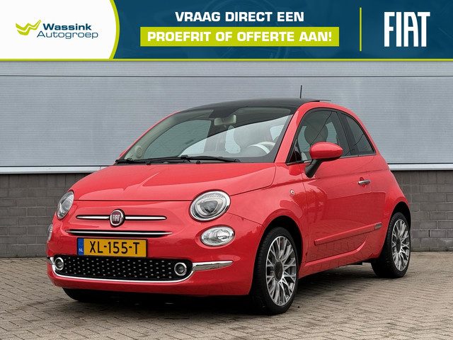 Fiat 500 1.2 69 pk Lounge | Schuif kanteldak | Navigatie | Bluetooth | Parkeersensoren