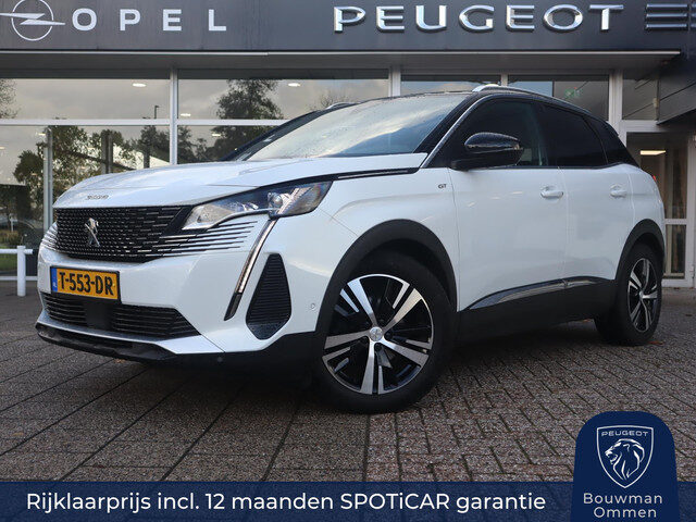 Peugeot 3008 SUV GT PureTech 130pk S&S EAT8 automaat, Rijklaarprijs, Navigatie Camera Adaptieve crui