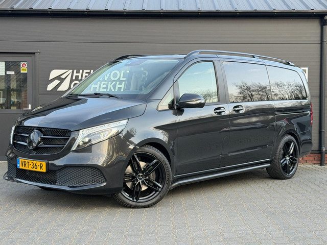 Mercedes-Benz V-Klasse 300d Lang DC BLACK | Trekhaak | Leder | Camera | LED |