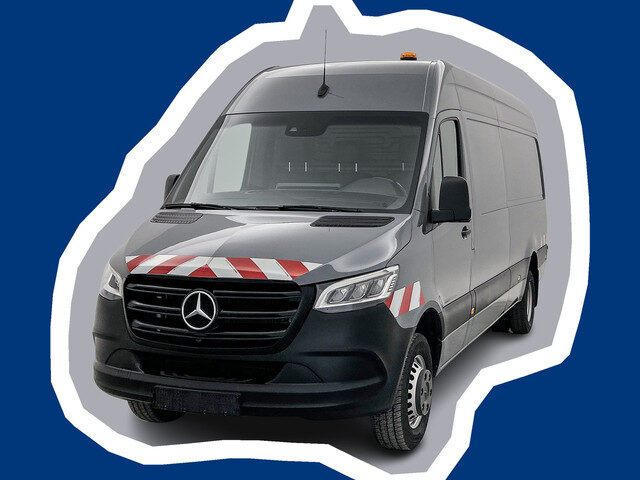 Mercedes-Benz Sprinter 519 3.0 CDI L3H2 V6 Led koplampen 360 camera systeem Trekhaak Navigatie Dubbe