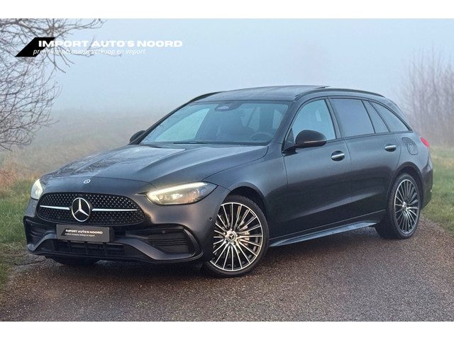 Mercedes-Benz C-Klasse 300 e AMG Line Pano Camera Sfeerverlichting ACC 19 inch