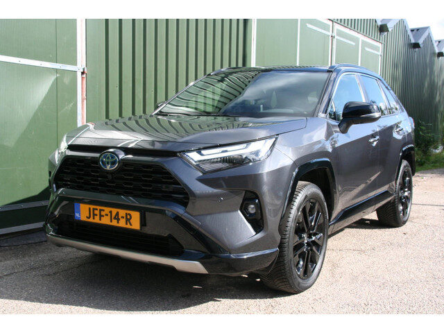 Toyota RAV4 2.5 Hybrid Style BI-TONE, TREKHAAK, NAVIGATIE, HALF LEER, 360 CAMERA, STOEL VERWARMING