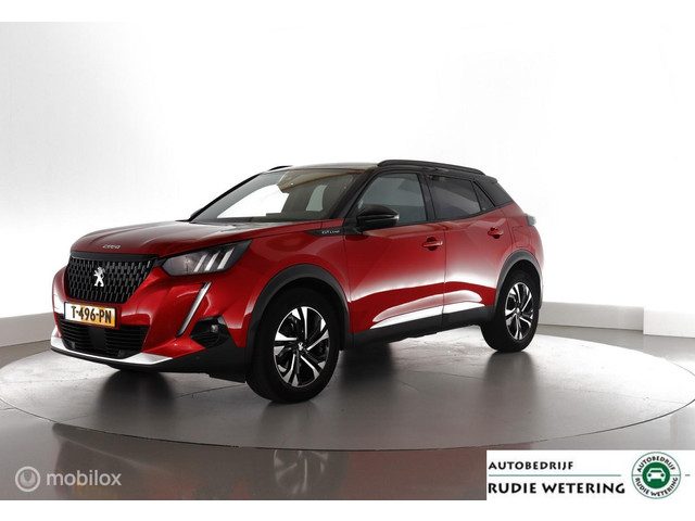 Peugeot 2008 1.2 130Pk Automaat GT-Line led|leer|cam|dab|ecc|stoelverwarm.|lmv17