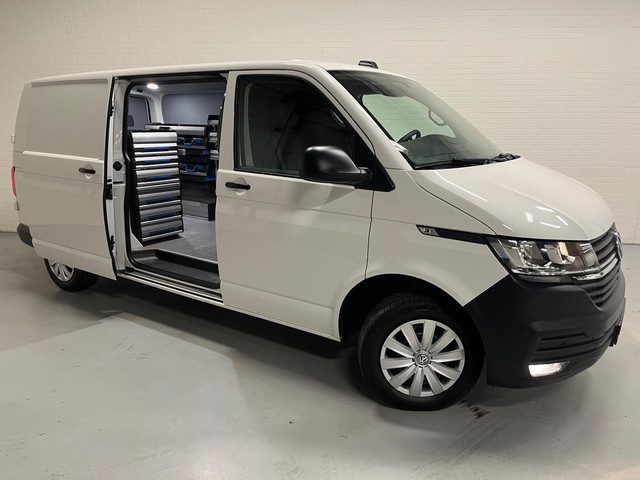 Volkswagen Transporter Automaat Servicewagen 2.0 TDI 150pk L2H1 3Persoons, Sortimo Inrichting, Airco
