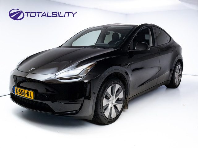 Tesla Model Y RWD 58 kWh | Panoramadak | Stoel-stuurverwarming | Zwart leder | Navigatie | Extra get