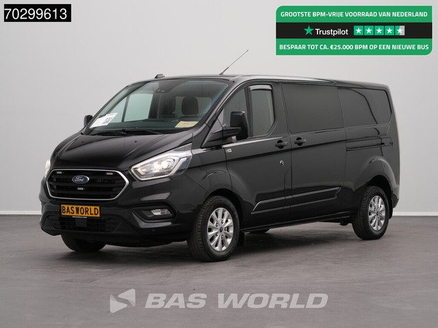 Ford Transit Custom 130PK Limited L2 Dubbel Cabine Automaat 2x Schuifdeur LED Xenon Trekhaak Navi Ai