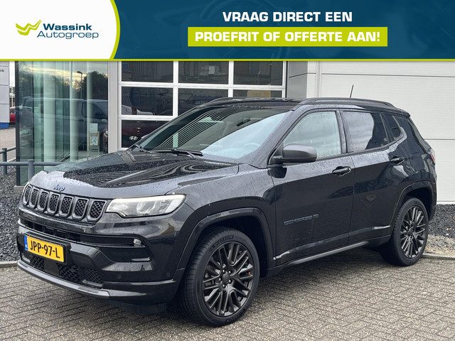 Jeep Compass 1.3T 4XE 240pk EAWD Aut S | Lederen bekleding | Navigatie | Camera |