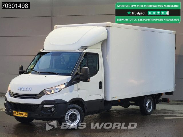 Iveco Daily 35S14 Laadklep Automaat Bakwagen Airco Camera D'Hollandia Euro6 Meubelbak Koffer Airco