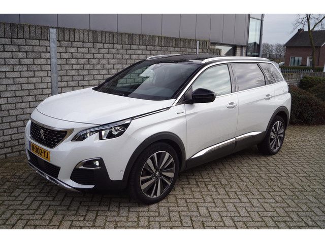 Peugeot 5008 1.2 PureTech GT-Line Autom 7 Pers Panodak Half Leder Sportst Navi Camera Clima LED Kopl