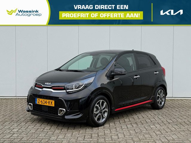 Kia Picanto 1.0 DPi 67pk 4-zits GT-Line | Camera | Cruise control | Navigatie | Carplay | Leder |