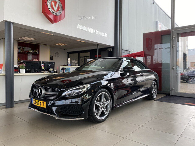 Mercedes-Benz C-Klasse Cabrio 180 Premium,AMG Line,Automaat,Navigatie,Climate&Cruisecontrol,Leder&St